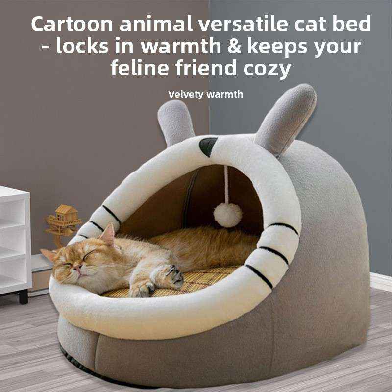 Removable Washable Pet House – Windproof Cozy Shelter - Dog Beds & Furniture - TinPaw