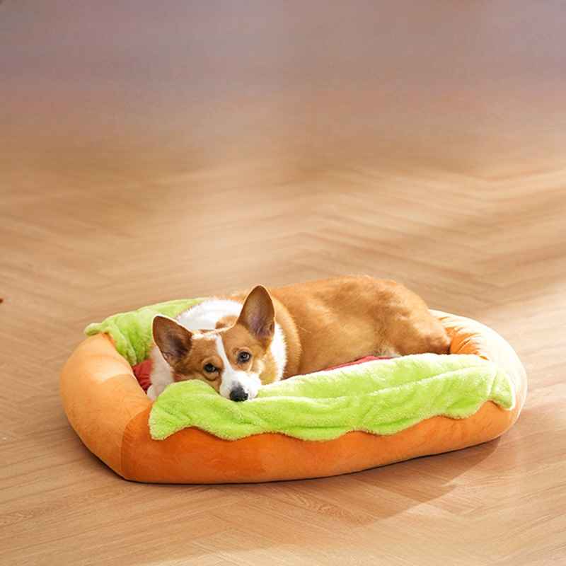 Sausage Dog Pet Bed – Waterproof, Washable & Cozy - Dog Beds & Furniture - TinPaw