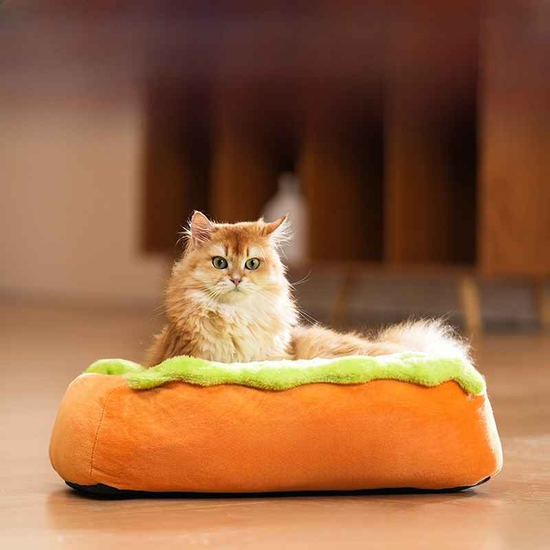 Sausage Dog Pet Bed – Waterproof, Washable & Cozy - Dog Beds & Furniture - TinPaw