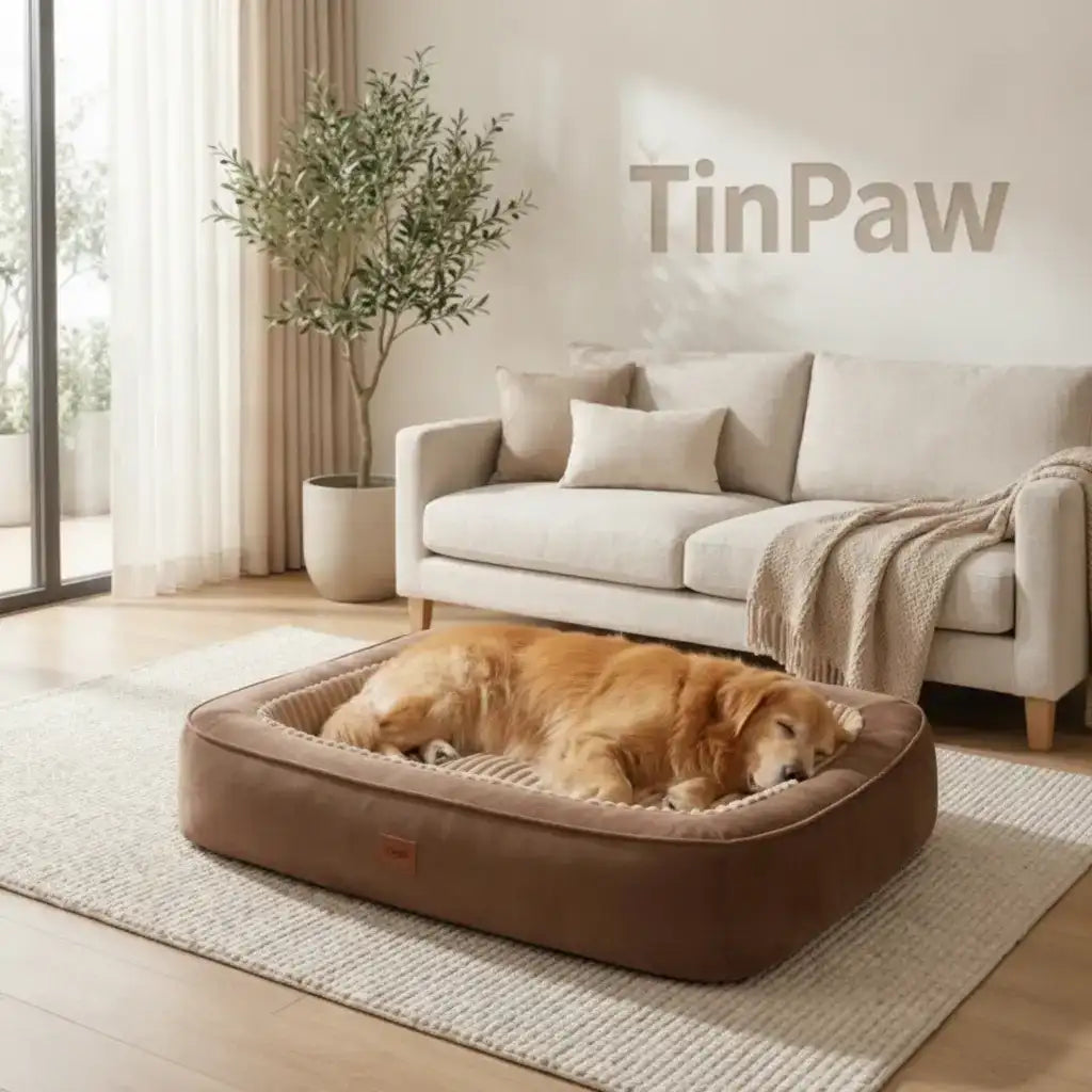 Semi-Enclosed Cozy Pet Bed for Dogs and Cats | S with a stunning background remove tinpaw from images
