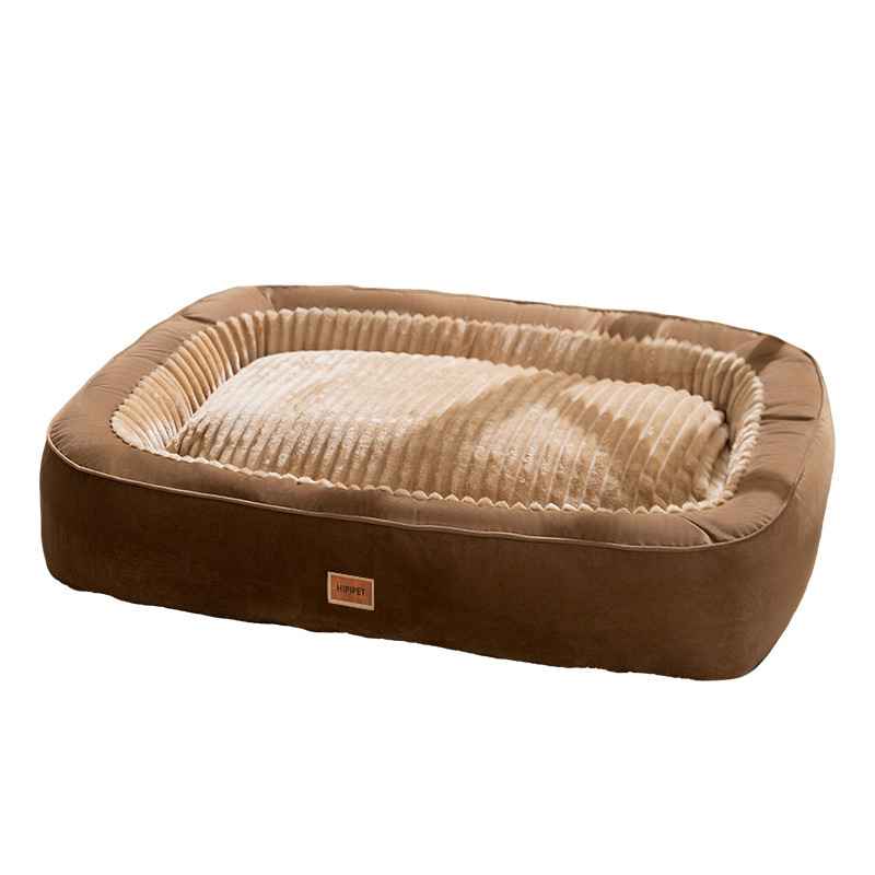 Semi - Enclosed Plush Pet Bed for Dogs & Cats - Dog Beds & Furniture - TinPaw