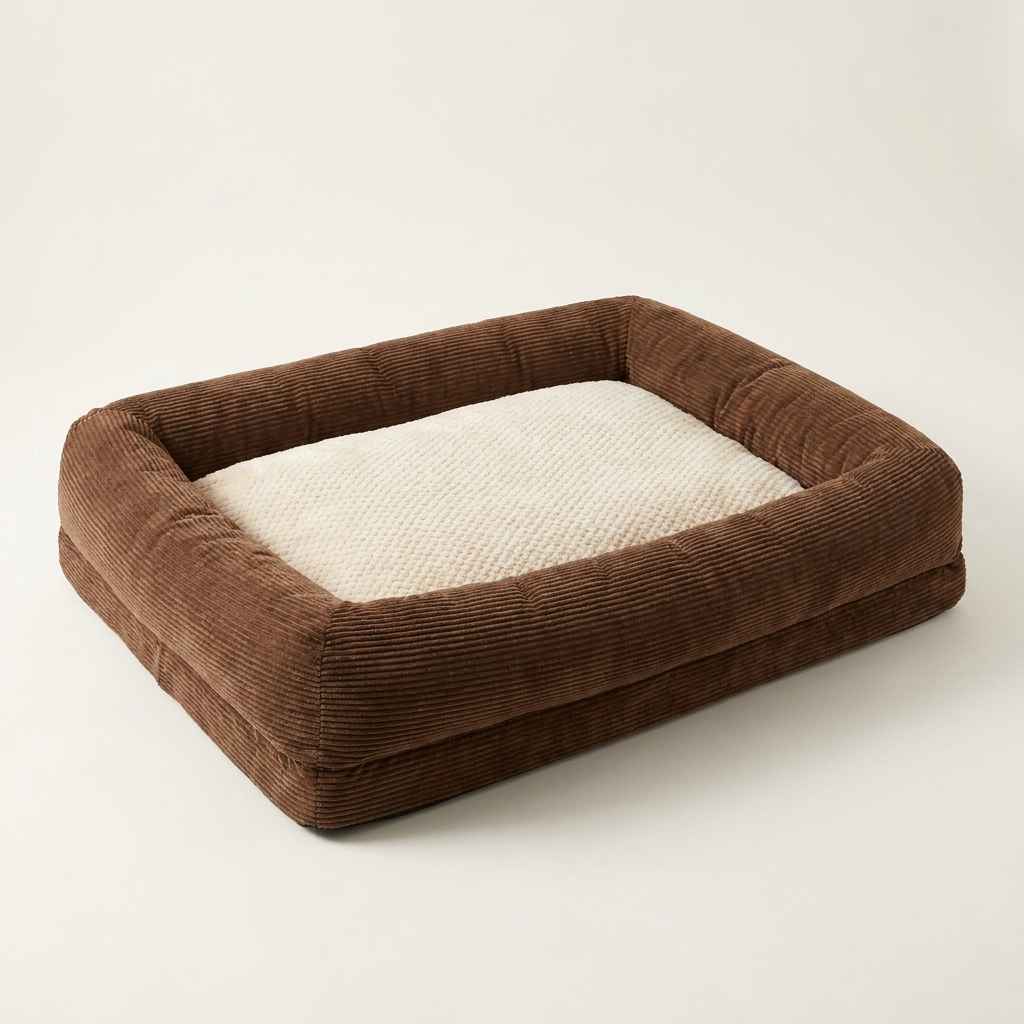 Semi - Enclosed Plush Pet Bed for Dogs & Cats - Dog Beds & Furniture - TinPaw