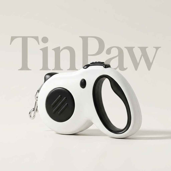 Shock-Absorbing Retractable Dog Leash With LED Option