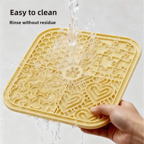Silicone Slow Feed Dog Bowl Paw Licking Mat