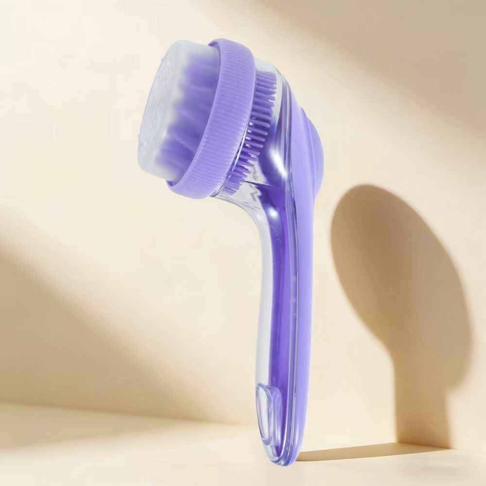 Silicone Pet Grooming Bath Brush – Massage & Deshedding - Dog Slicker Brushes - TinPaw - Double - Sided Shower Brush Purple - SU00361683 - Double - Sided Shower Brush Purple