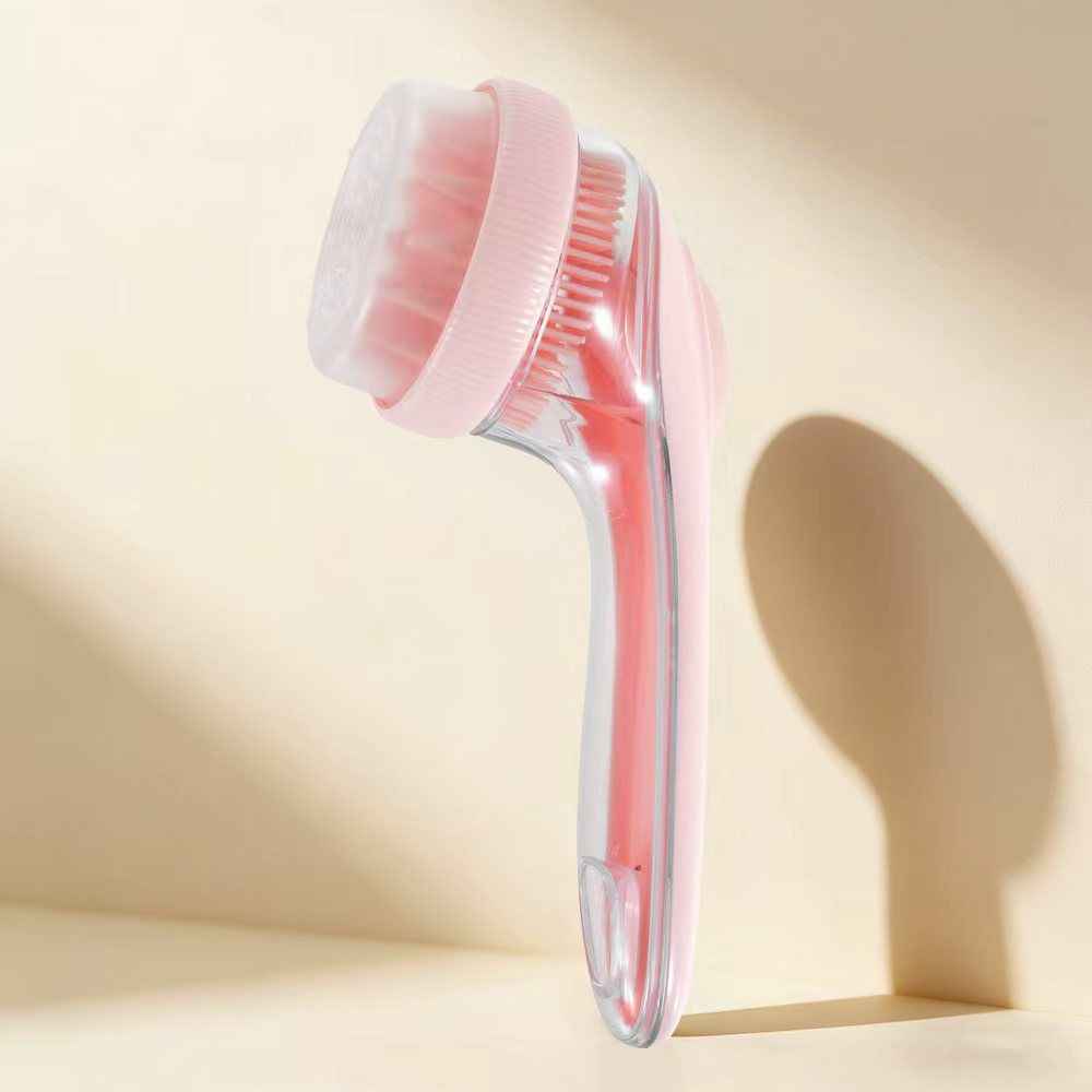 Silicone Pet Grooming Bath Brush – Massage & Deshedding - Dog Slicker Brushes - TinPaw - Double - Sided Shower Brush Pink - SU00361683 - Double - Sided Shower Brush Pink