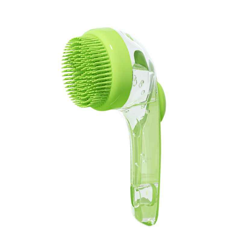 Silicone Pet Grooming Bath Brush – Massage & Deshedding - Dog Slicker Brushes - TinPaw