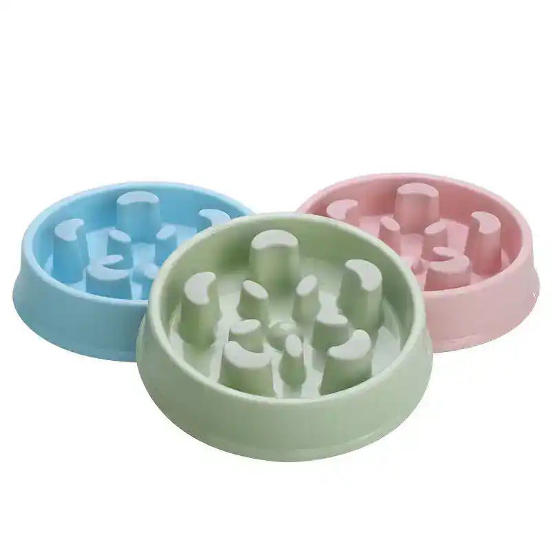 Slow Feeder Dog Bowl – Non - Slip Maze Design - Slow Feeding Bowl - TinPaw