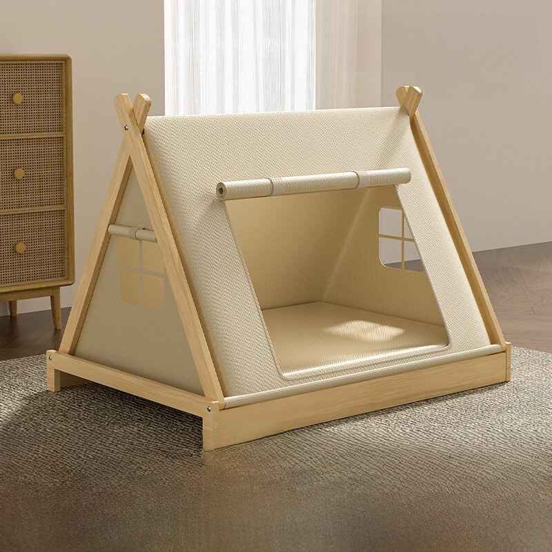 Small Dog Tent Kennel with Breathable Mesh & Mat - Dog Beds & Furniture - TinPaw - Small dog tent  four - season mat - Start a new summer sleep - SU00109159 - Small dog tent  four - season mat - Start a new summer sleep