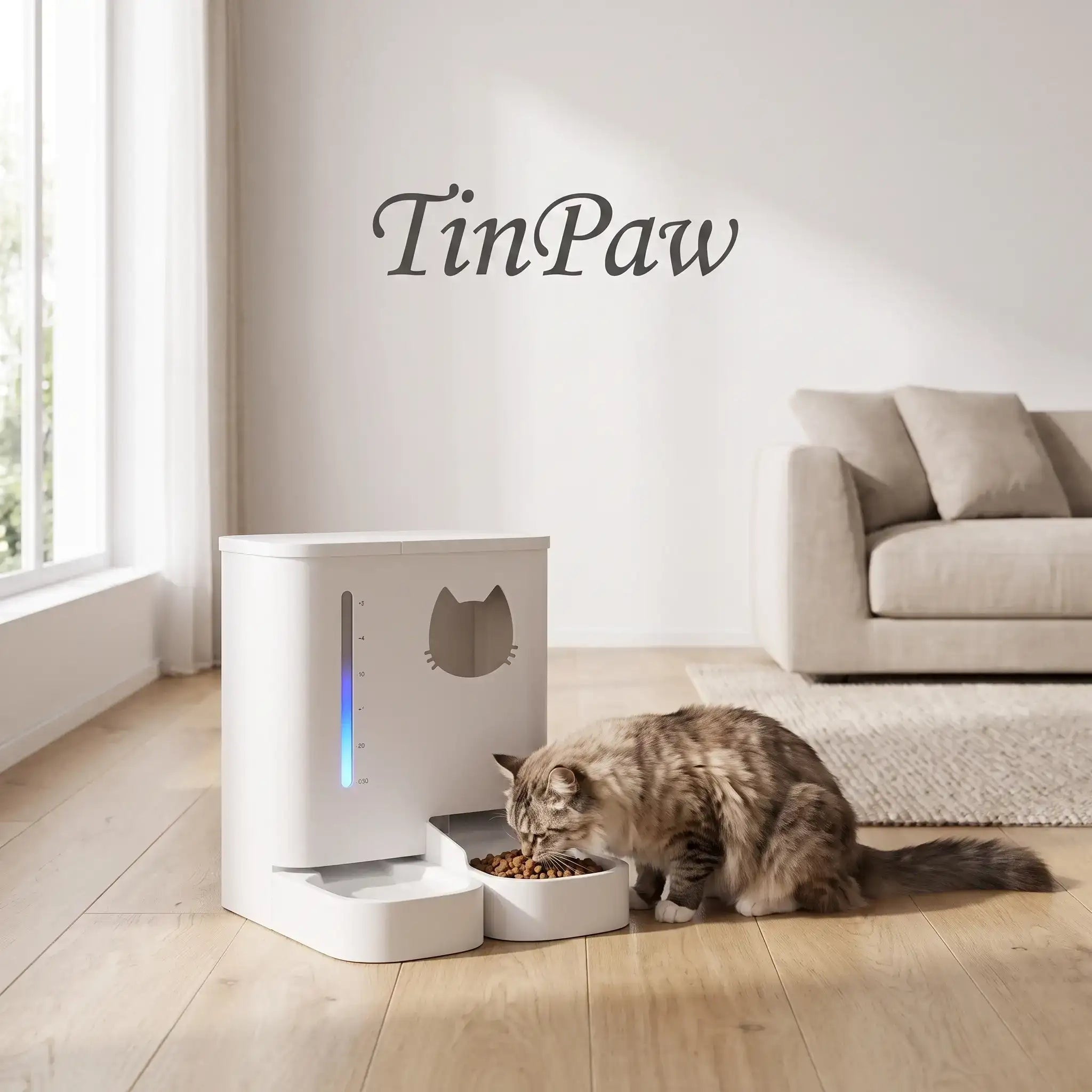 Smart Pet Feeder 3.5L Food & 2L Water | Smart Automatic Pet Feeder & Water Dispenser 3.5L – TinPaw