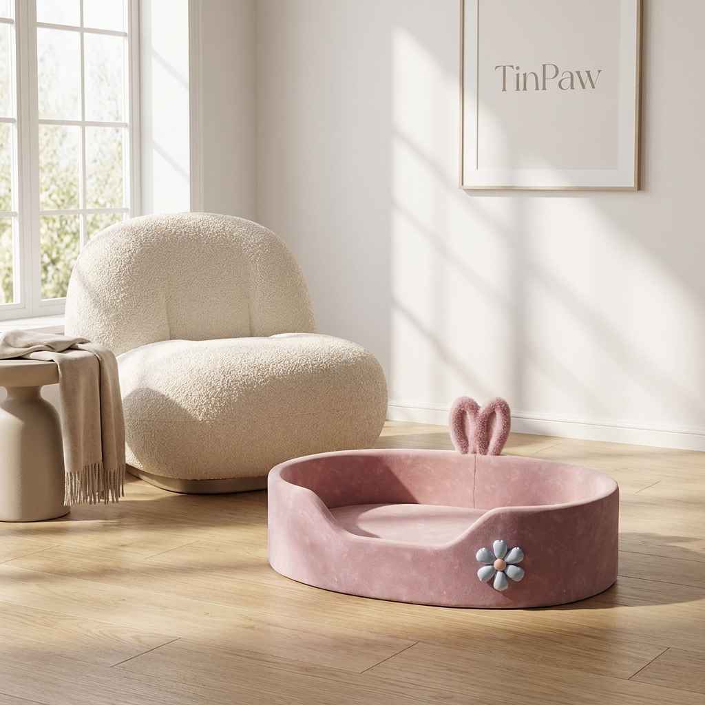 Soft Washable Pet Bed for Dogs and Cats – All - Season - Dog Beds & Furniture - TinPaw