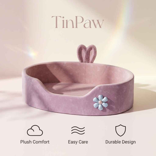 Soft Washable Pet Bed for Dogs and Cats – All - Season - Dog Beds & Furniture - TinPaw