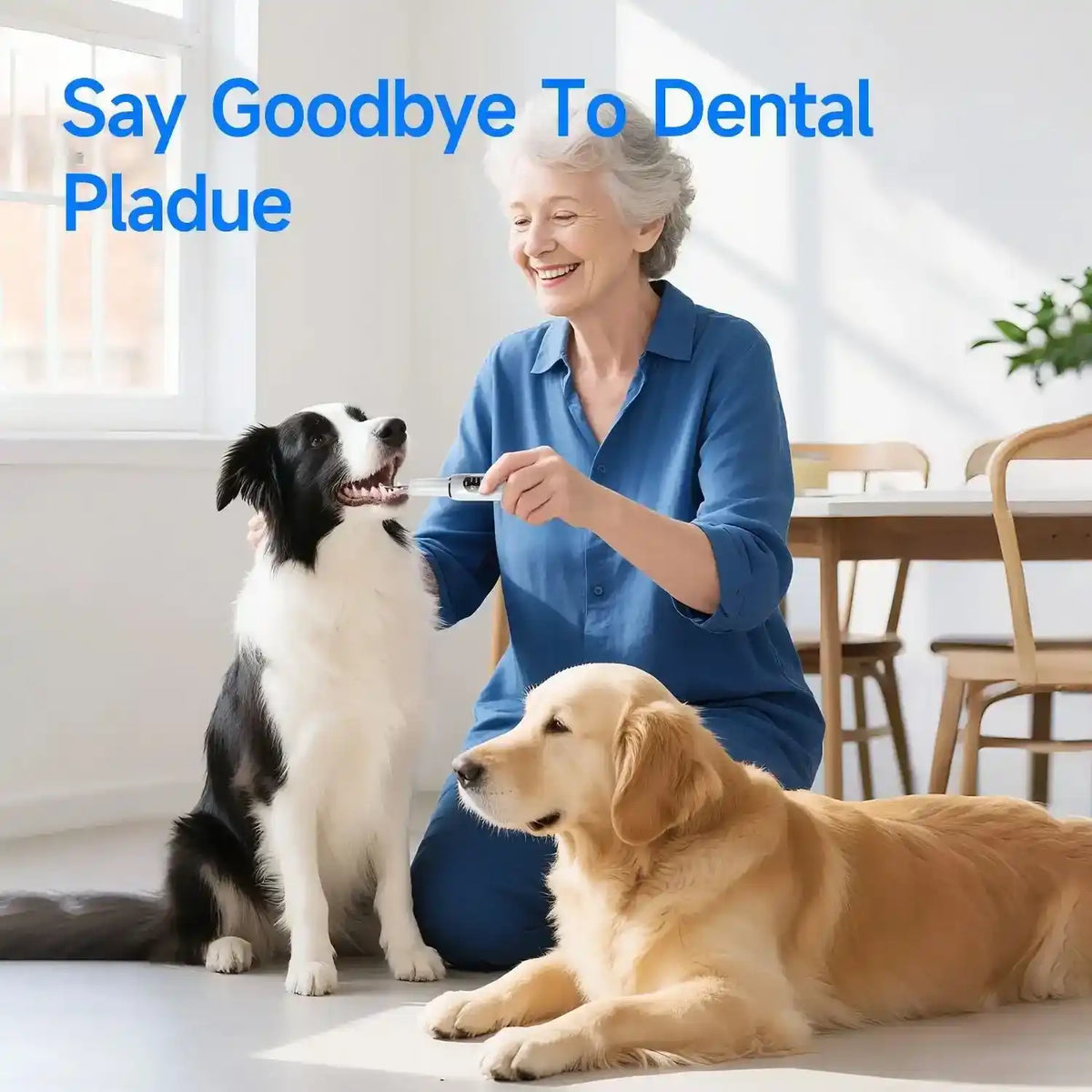 Ultrasonic Pet Dental Cleaner – At - Home Tartar Removal - Dog Health - TinPaw