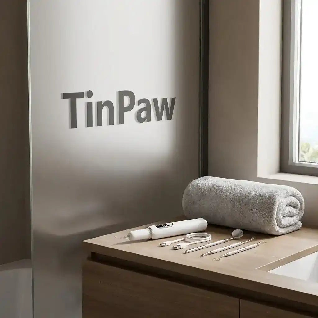 Ultrasonic Pet Dental Cleaner – At - Home Tartar Removal - Dog Health - TinPaw