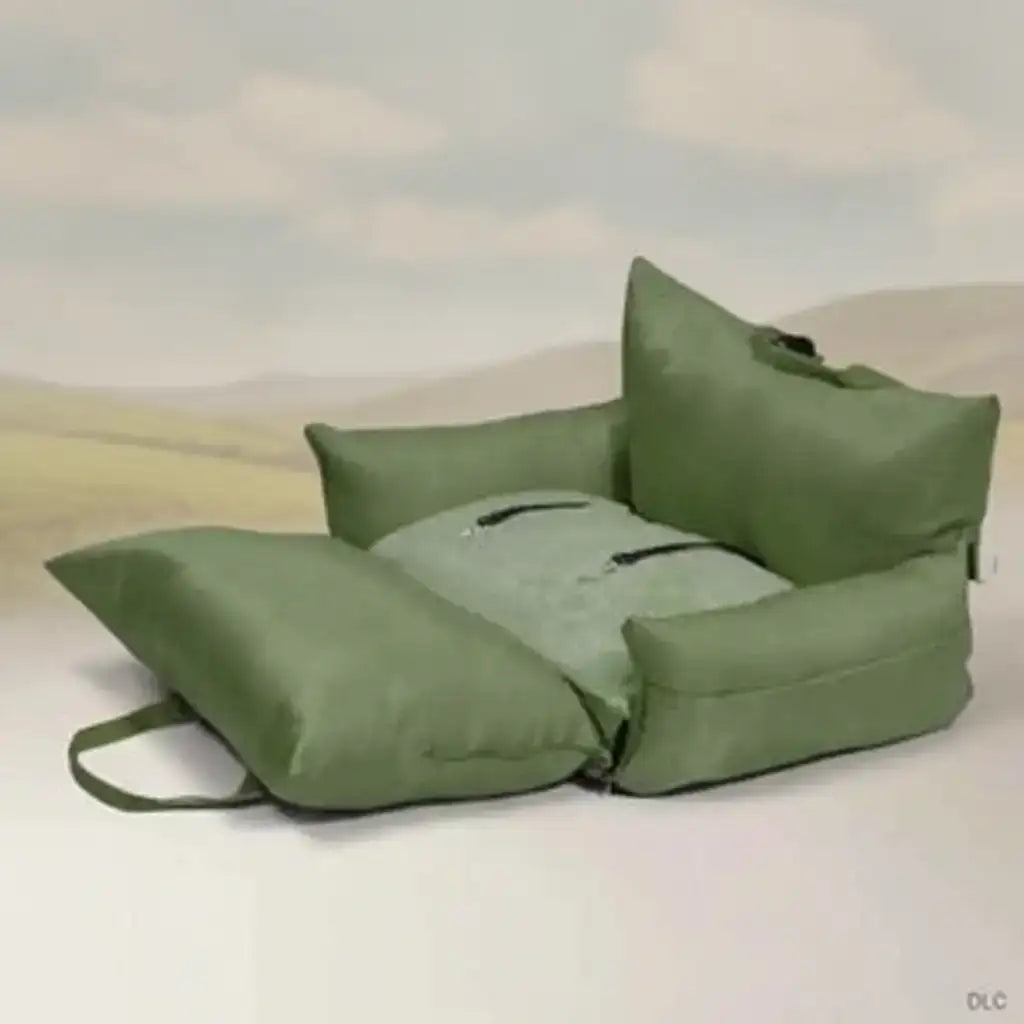 Washable Pet Car Bed – Removable | Washable Pet Car Bed Travel Dog Bed | TinPaw