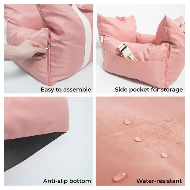 Washable Dog Car Seat Bed – Waterproof & Secure - Dog Beds & Furniture - TinPaw