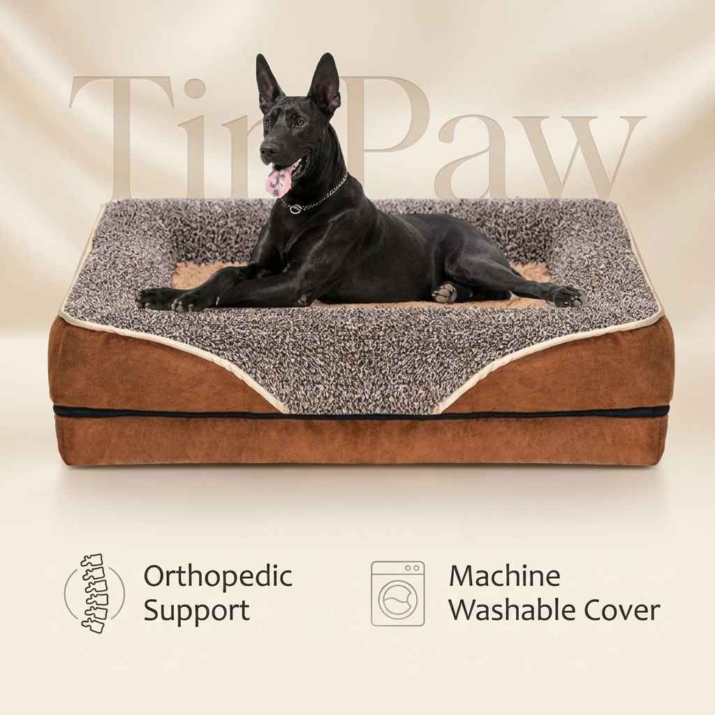 Washable Pet Sofa Bed With Removable Cover - Dog Beds & Furniture - TinPaw