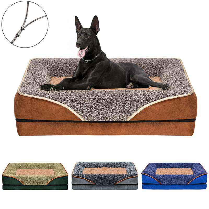 Washable Pet Sofa Bed With Removable Cover - Dog Beds & Furniture - TinPaw