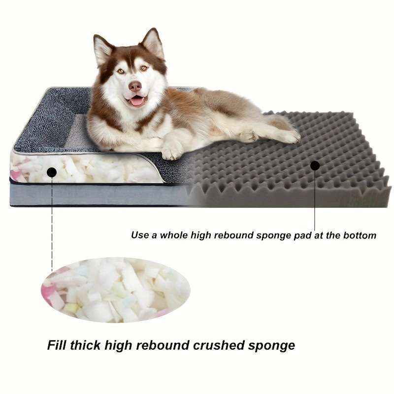 Washable Pet Sofa Bed With Removable Cover - Dog Beds & Furniture - TinPaw