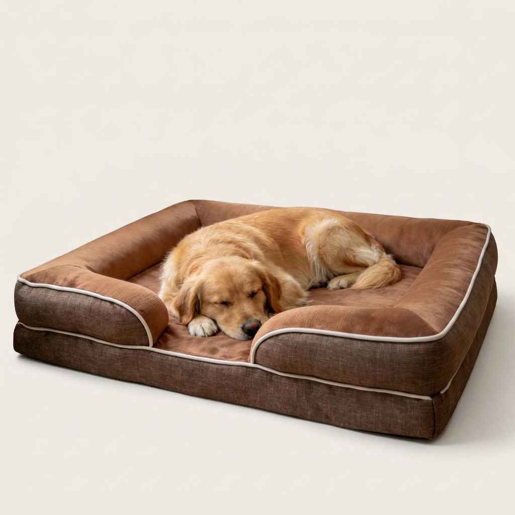 Washable Waterproof Pet Bed – Removable Cover - Dog Beds & Furniture - TinPaw