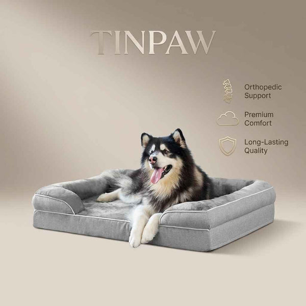 Washable Waterproof Pet Bed – Removable Cover - Dog Beds & Furniture - TinPaw