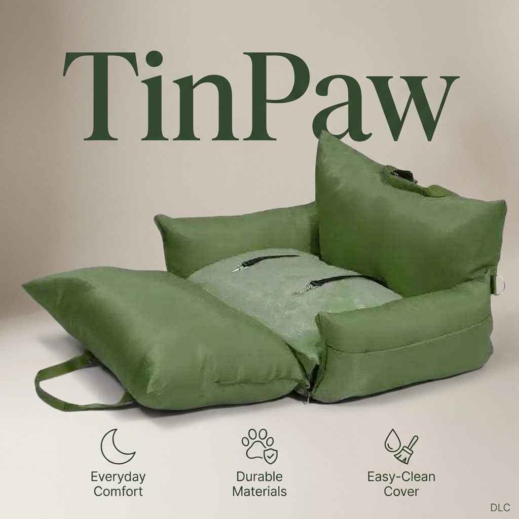 Waterproof Car Dog Kennel – Bite - Resistant & Foldable - Dog Beds & Furniture - TinPaw