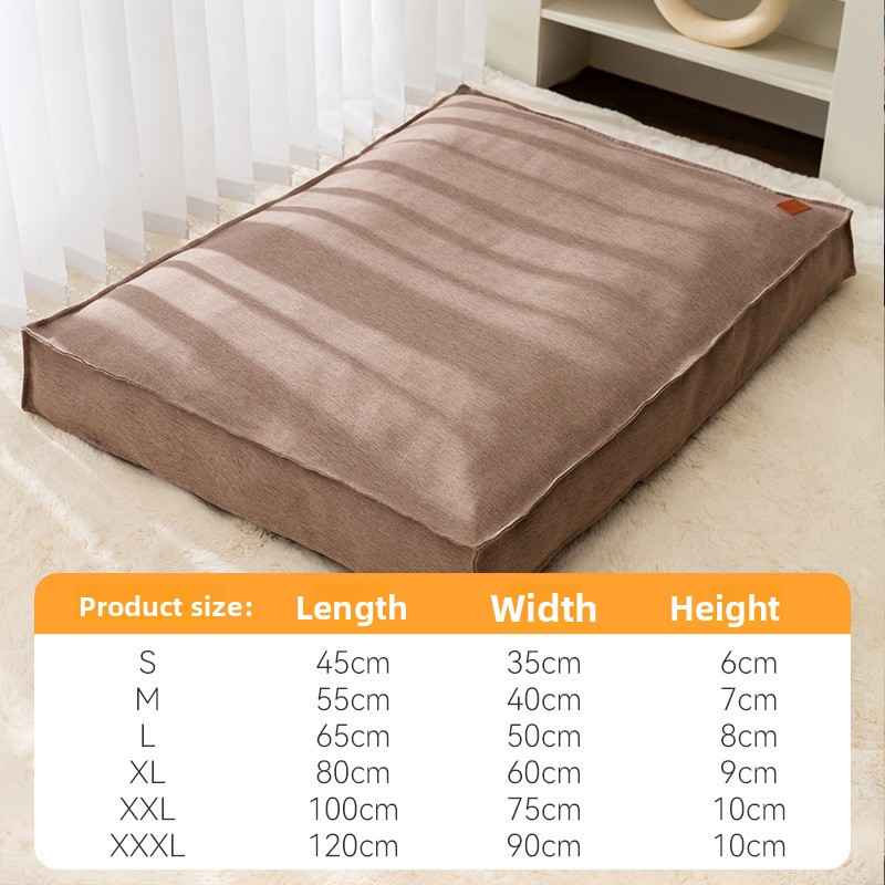 Waterproof Dog Bed Pad – Washable Hemp Fabric Mat - Dog Beds & Furniture - TinPaw