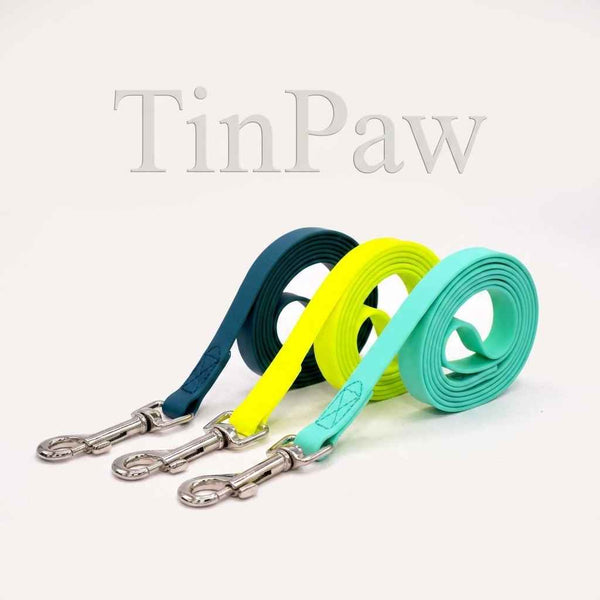 Waterproof PVC Dog Leash – Odour - Proof 1.2m Lead - Dog Gear - TinPaw