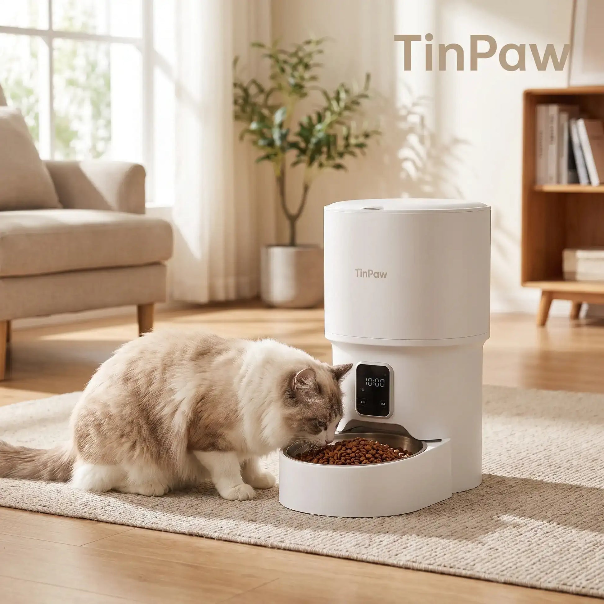 WiFi Smart Pet Feeder – App & Camera | WiFi Smart Automatic Pet Feeder | TinPaw