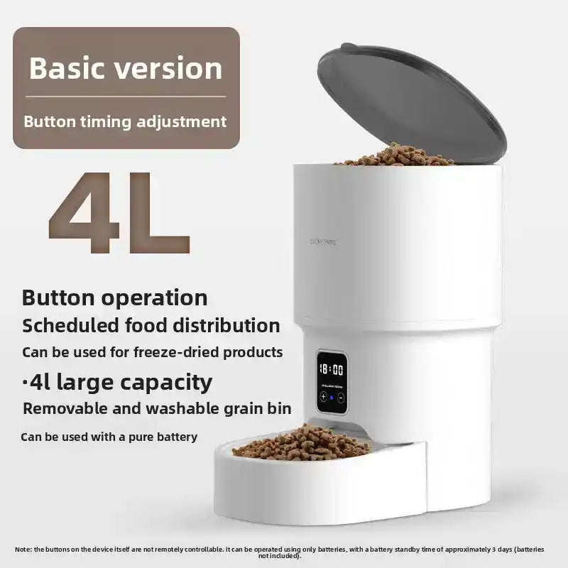 WiFi Automatic Pet Feeder With HD Camera Control - Automatic Pet Feeder - TinPaw