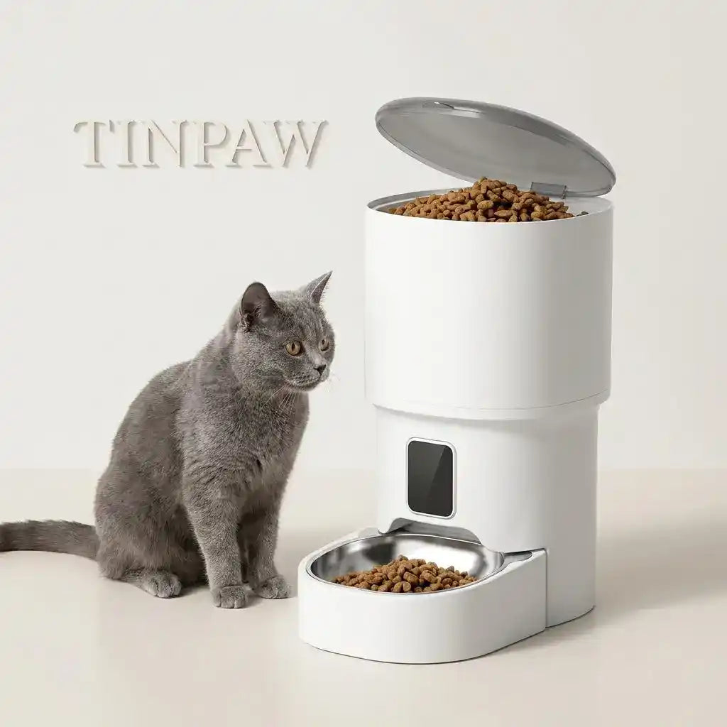 WiFi Automatic Pet Feeder With HD Camera Control - Automatic Pet Feeder - TinPaw