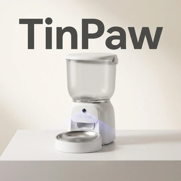 WiFi Smart Automatic Pet Feeder With Camera - Automatic Pet Feeder - TinPaw