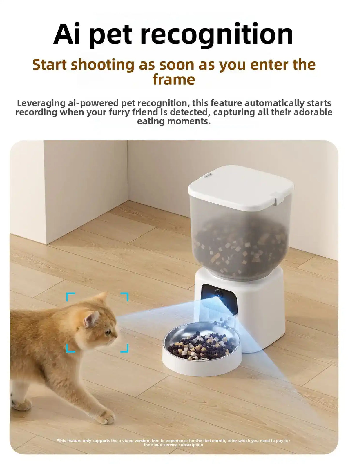 WiFi Smart Automatic Pet Feeder With Camera - Automatic Pet Feeder - TinPaw