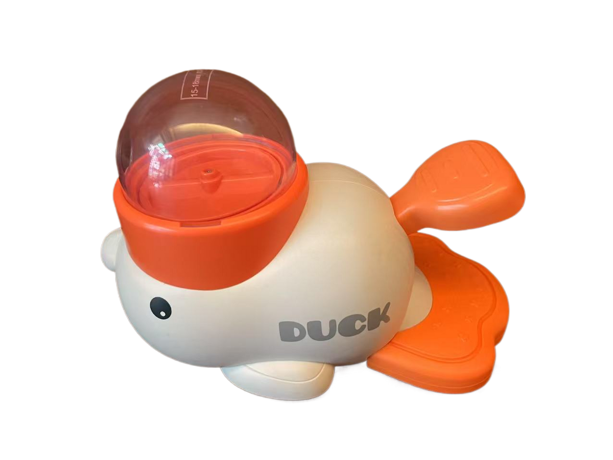 Interactive Duck Slow Feeder Toy for Dogs - Automatic Pet Feeder - TinPaw - White - SU00001817 - White